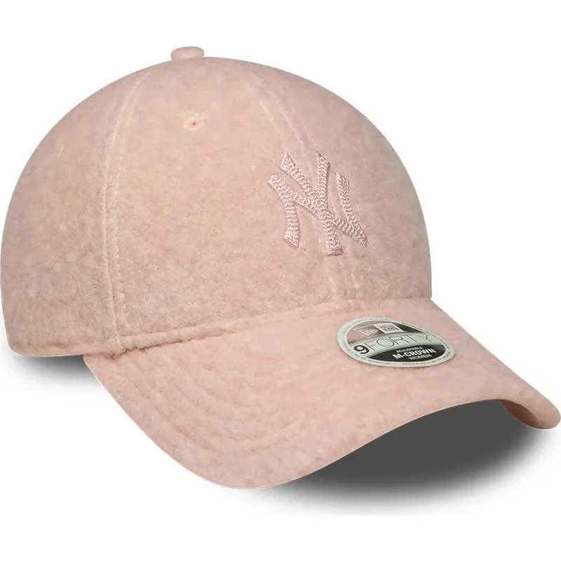 czapki-zakrzywiona-roz-snapback-9forty-m-crown-winter-borg-new-york-yankees-mlb-new-era