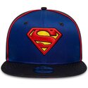 czapki-plaska-niebieski-snapback-dla-dziecka-9fifty-piping-superman-dc-comics-new-era