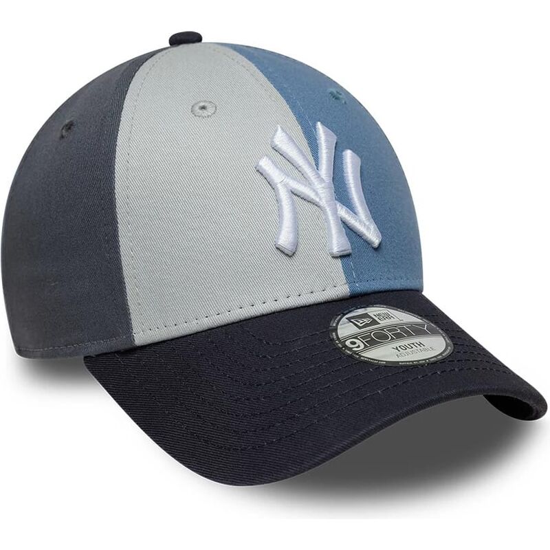 czapki-zakrzywiona-wielokolorowy-tasma-regulowana-dla-dziecka-9forty-colourblock-new-york-yankees-mlb-new-era
