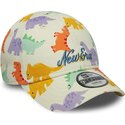 czapki-zakrzywiona-wielokolorowy-tasma-regulowana-9forty-all-over-print-dino-new-era