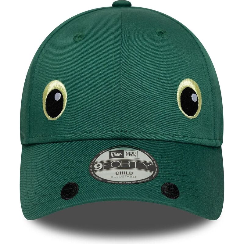 czapki-zakrzywiona-zielony-snapback-dla-dziecka-9forty-dino-face-new-era