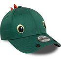 czapki-zakrzywiona-zielony-snapback-dla-dziecka-9forty-dino-face-new-era