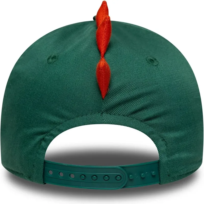 czapki-zakrzywiona-zielony-snapback-dla-dziecka-9forty-dino-face-new-era