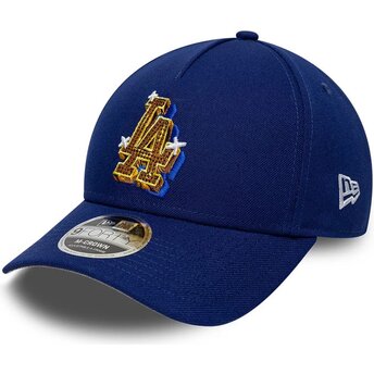 Czapki zakrzywiona niebieski snapback 9FORTY M-Crown A Frame Emblem Los Angeles Dodgers MLB New Era