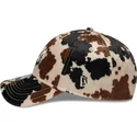 czapki-zakrzywiona-brazowy-tasma-regulowana-9twenty-animal-print-new-york-yankees-mlb-new-era