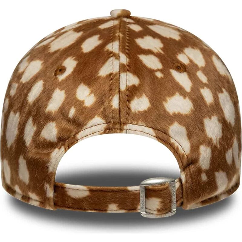 czapki-zakrzywiona-brazowy-tasma-regulowana-9twenty-animal-print-los-angeles-dodgers-mlb-new-era