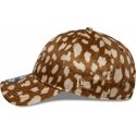 czapki-zakrzywiona-brazowy-tasma-regulowana-9twenty-animal-print-los-angeles-dodgers-mlb-new-era