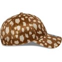 czapki-zakrzywiona-brazowy-tasma-regulowana-9twenty-animal-print-los-angeles-dodgers-mlb-new-era