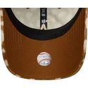 czapki-zakrzywiona-brazowy-tasma-regulowana-9twenty-animal-print-los-angeles-dodgers-mlb-new-era