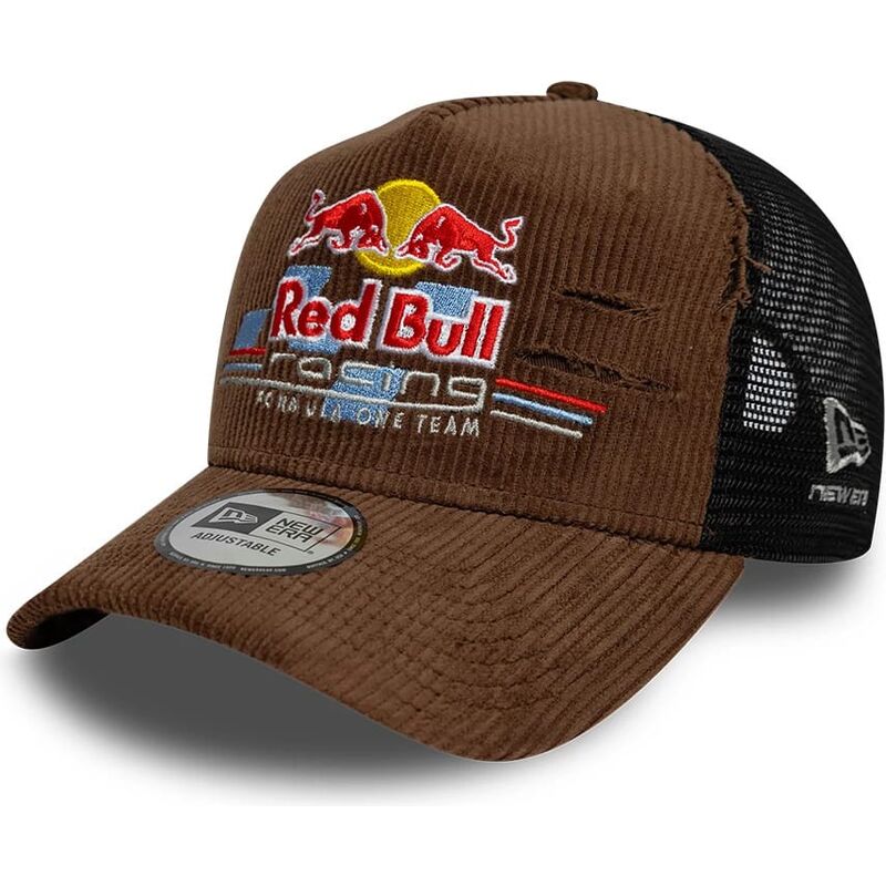 czapki-zakrzywiona-brazowy-snapback-a-frame-distressed-cord-red-bull-racing-formula-1-new-era