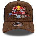 czapki-zakrzywiona-brazowy-snapback-a-frame-distressed-cord-red-bull-racing-formula-1-new-era
