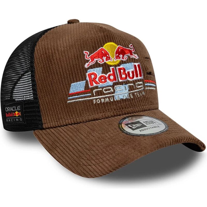 czapki-zakrzywiona-brazowy-snapback-a-frame-distressed-cord-red-bull-racing-formula-1-new-era