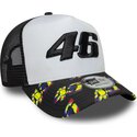 czapki-zakrzywiona-czarny-snapback-e-frame-print-visor-valentino-rossi-vr46-motogp-new-era