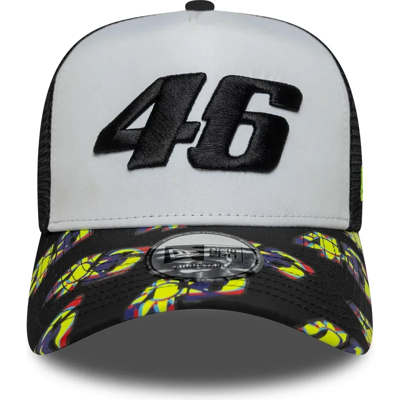 czapki-zakrzywiona-czarny-snapback-e-frame-print-visor-valentino-rossi-vr46-motogp-new-era czapki-zakrzywiona-czarny-snapback-e-frame-print-visor-valentino-rossi-vr46-motogp-new-era