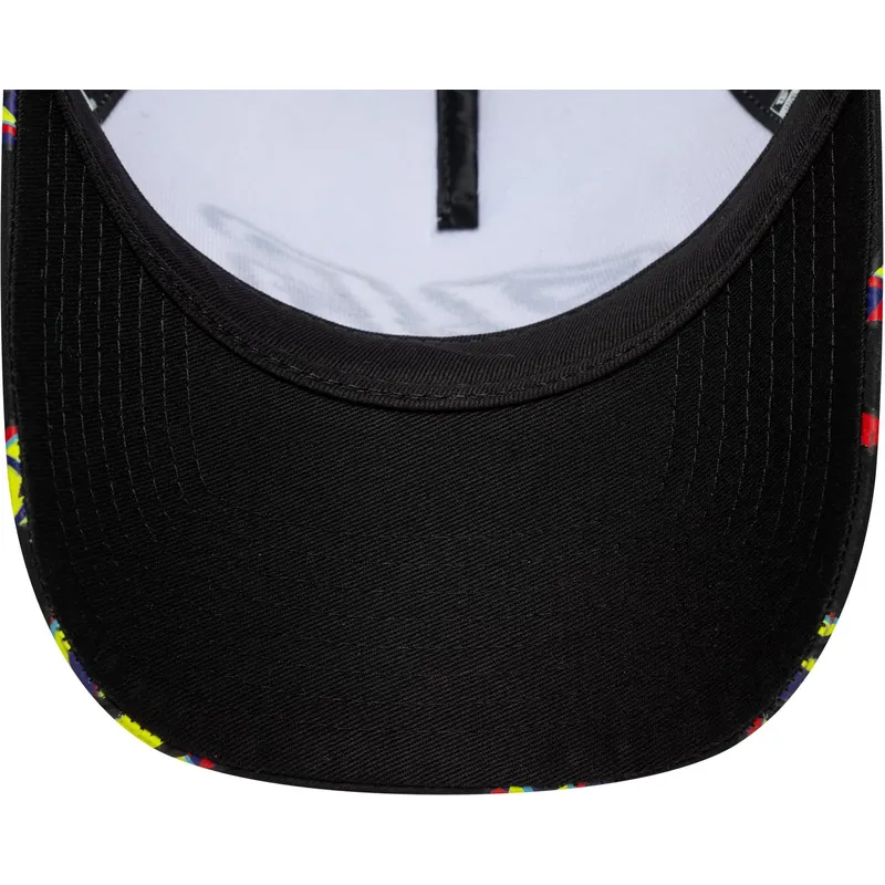 czapki-zakrzywiona-czarny-snapback-e-frame-print-visor-valentino-rossi-vr46-motogp-new-era czapki-zakrzywiona-czarny-snapback-e-frame-print-visor-valentino-rossi-vr46-motogp-new-era