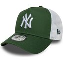 czapki-zakrzywiona-zielony-snapback-a-frame-league-essential-new-york-yankees-mlb-new-era