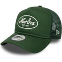 czapki-zakrzywiona-zielony-snapback-a-frame-oval-patch-foam-new-era