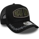 czapki-zakrzywiona-czarny-snapback-e-frame-distressed-patch-new-era