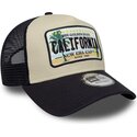 czapki-zakrzywiona-bezowy-snapback-a-frame-license-plate-california-new-era