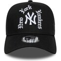 czapki-zakrzywiona-czarny-snapback-a-frame-wordmark-new-york-yankees-mlb-new-era