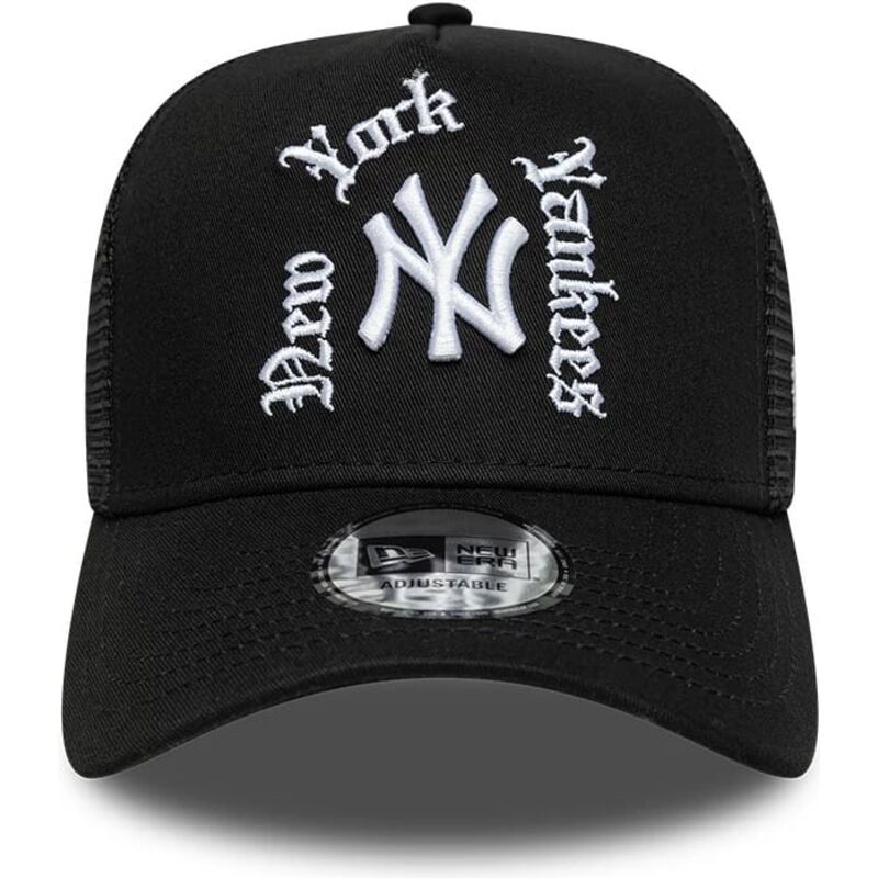 czapki-zakrzywiona-czarny-snapback-a-frame-wordmark-new-york-yankees-mlb-new-era