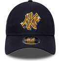 czapki-zakrzywiona-granatowy-snapback-9forty-m-crown-a-frame-emblem-new-york-yankees-mlb-new-era