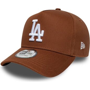 Czapki zakrzywiona brązowy snapback E Frame League Essential Los Angeles Dodgers MLB New Era