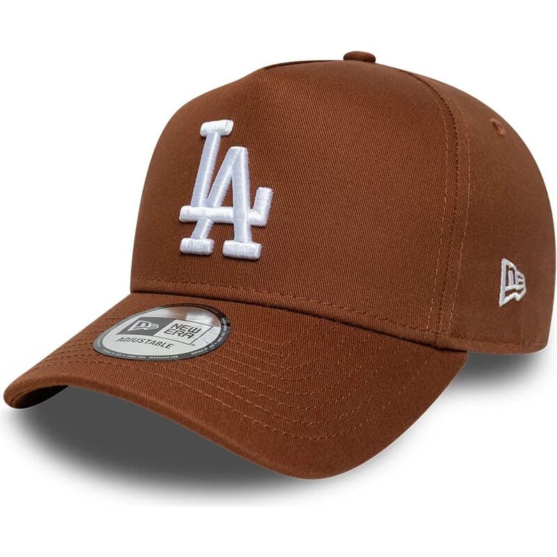 czapki-zakrzywiona-brazowy-snapback-e-frame-league-essential-los-angeles-dodgers-mlb-new-era