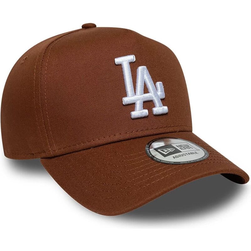 czapki-zakrzywiona-brazowy-snapback-e-frame-league-essential-los-angeles-dodgers-mlb-new-era