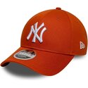 czapki-zakrzywiona-pomaranczowy-snapback-9forty-m-crown-new-york-yankees-mlb-new-era