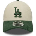 czapki-zakrzywiona-bezowy-snapback-9forty-m-crown-cord-los-angeles-dodgers-mlb-new-era