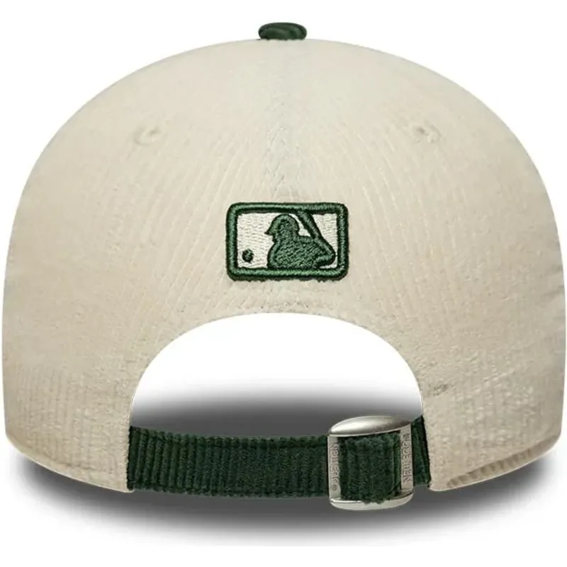czapki-zakrzywiona-bezowy-snapback-9forty-m-crown-cord-los-angeles-dodgers-mlb-new-era