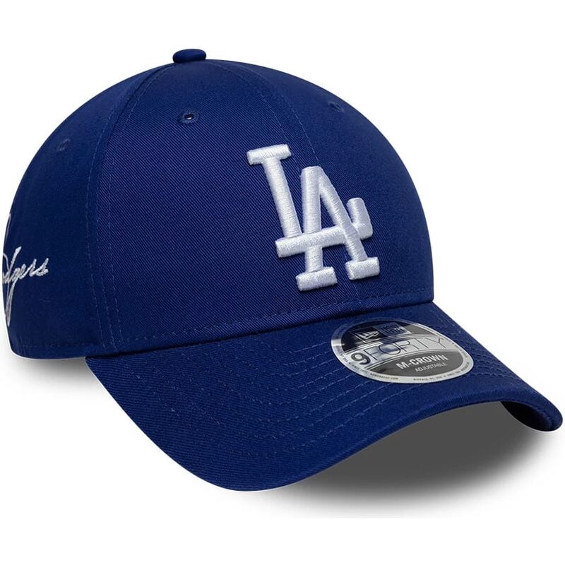 czapki-zakrzywiona-niebieski-snapback-9forty-m-crown-side-script-los-angeles-dodgers-mlb-new-era
