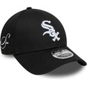 czapki-zakrzywiona-czarny-snapback-9forty-m-crown-side-script-chicago-white-sox-mlb-new-era