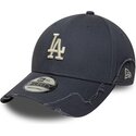 czapki-zakrzywiona-szary-tasma-regulowana-9forty-stitched-los-angeles-dodgers-mlb-new-era