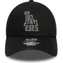 czapki-zakrzywiona-czarny-tasma-regulowana-9forty-metallic-outline-los-angeles-dodgers-mlb-new-era