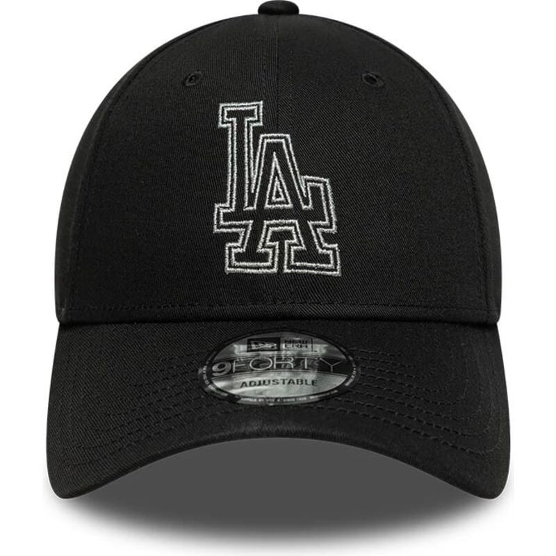 czapki-zakrzywiona-czarny-tasma-regulowana-9forty-metallic-outline-los-angeles-dodgers-mlb-new-era czapki-zakrzywiona-czarny-tasma-regulowana-9forty-metallic-outline-los-angeles-dodgers-mlb-new-era