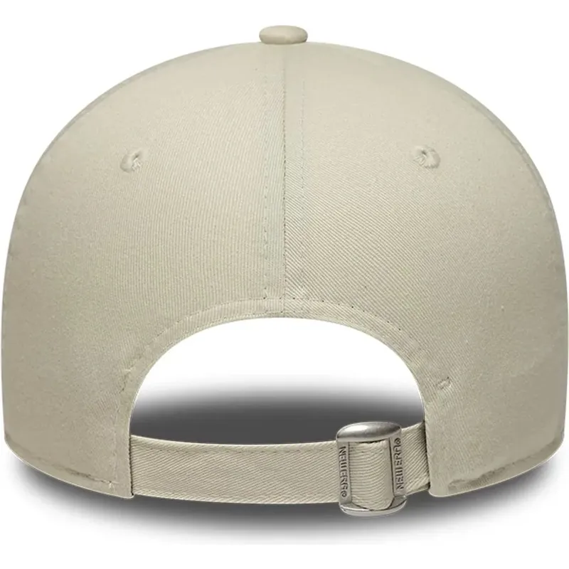 czapki-zakrzywiona-bezowy-tasma-regulowana-9forty-faux-pony-infill-los-angeles-dodgers-mlb-new-era