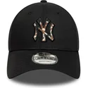 czapki-zakrzywiona-czarny-tasma-regulowana-9forty-faux-pony-infill-new-york-yankees-mlb-new-era