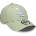 czapki-zakrzywiona-zielony-tasma-regulowana-9forty-league-ess-9forty-league-essential-los-angeles-dodgers-mlb-new-era