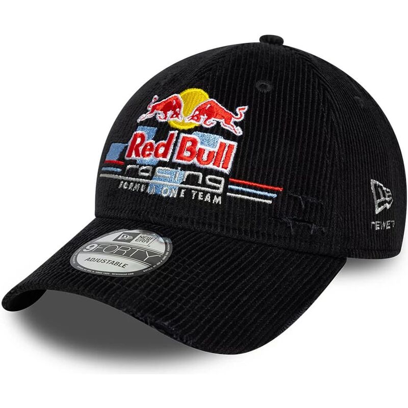 czapki-zakrzywiona-czarny-tasma-regulowana-9forty-distressed-cord-red-bull-racing-formula-1-new-era czapki-zakrzywiona-czarny-tasma-regulowana-9forty-distressed-cord-red-bull-racing-formula-1-new-era