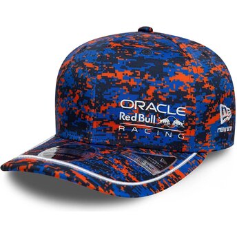 Czapki zakrzywiona wielokolorowy snapback 9SEVENTY Stretch Snap Digi Camo Red Bull Racing Formula 1 New Era