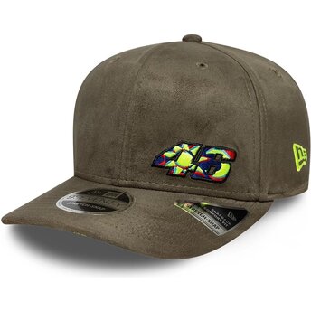 Czapki zakrzywiona zielony snapback 9SEVENTY Stretch Snap Flawless Valentino Rossi VR46 MotoGP New Era