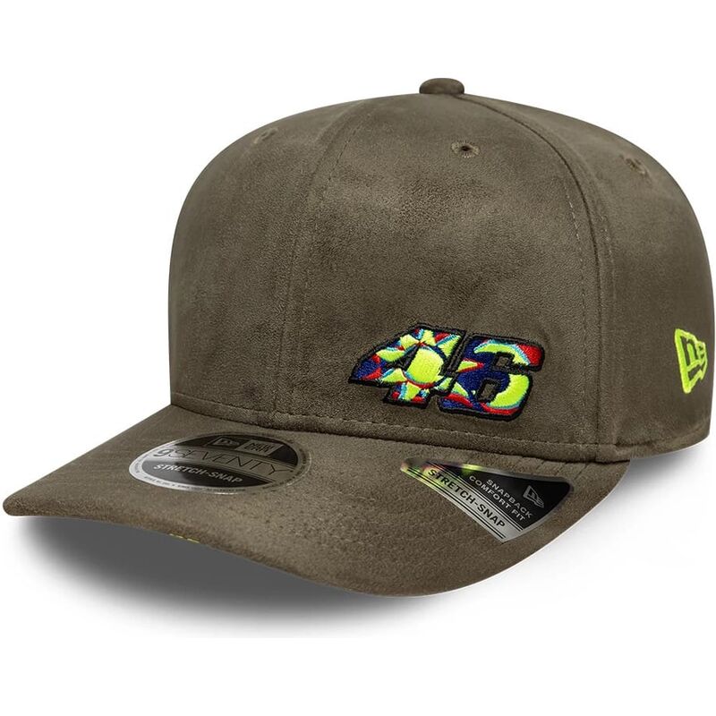czapki-zakrzywiona-zielony-snapback-9seventy-stretch-snap-flawless-valentino-rossi-vr46-motogp-new-era