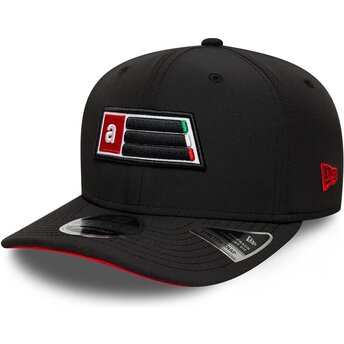 Czapki zakrzywiona czarny snapback 9SEVENTY Stretch Snap Patch Aprilia Piaggio New Era
