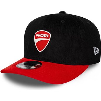 Czapki zakrzywiona czarny snapback 9SEVENTY Stretch Snap Contrast Visor Ducati Motor MotoGP New Era