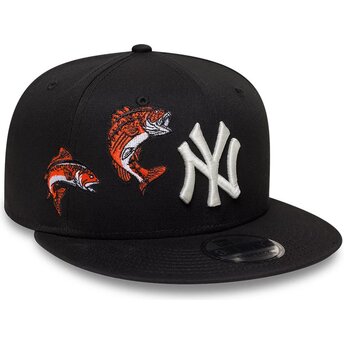 Czapki płaska czarny snapback 9FIFTY Outdoor Icon New York Yankees MLB New Era