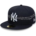 czapki-plaska-granatowy-dopasowany-59fifty-icon-new-york-yankees-mlb-new-era
