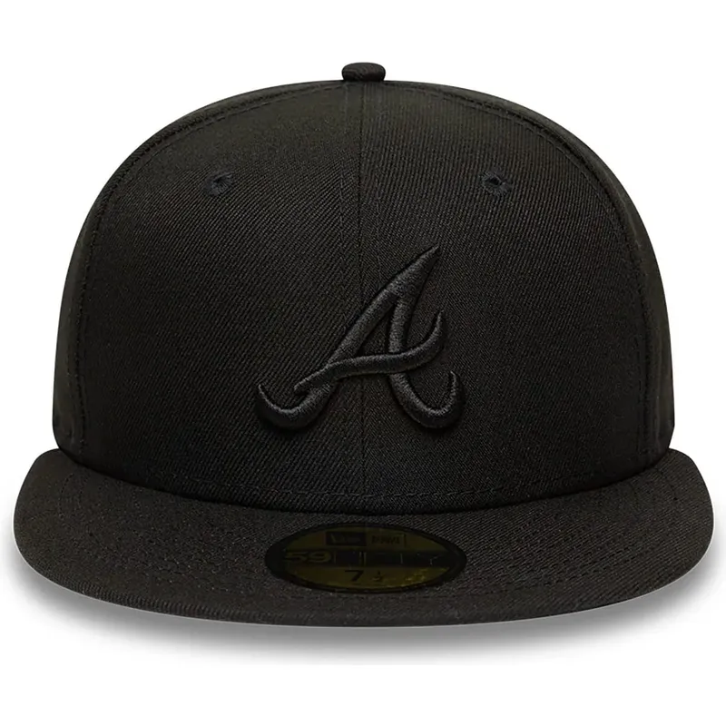 czapki-plaska-czarny-dopasowany-59fifty-atlanta-braves-mlb-new-era