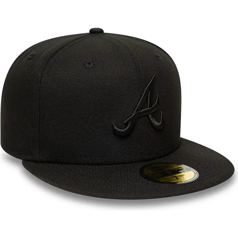 czapki-plaska-czarny-dopasowany-59fifty-atlanta-braves-mlb-new-era